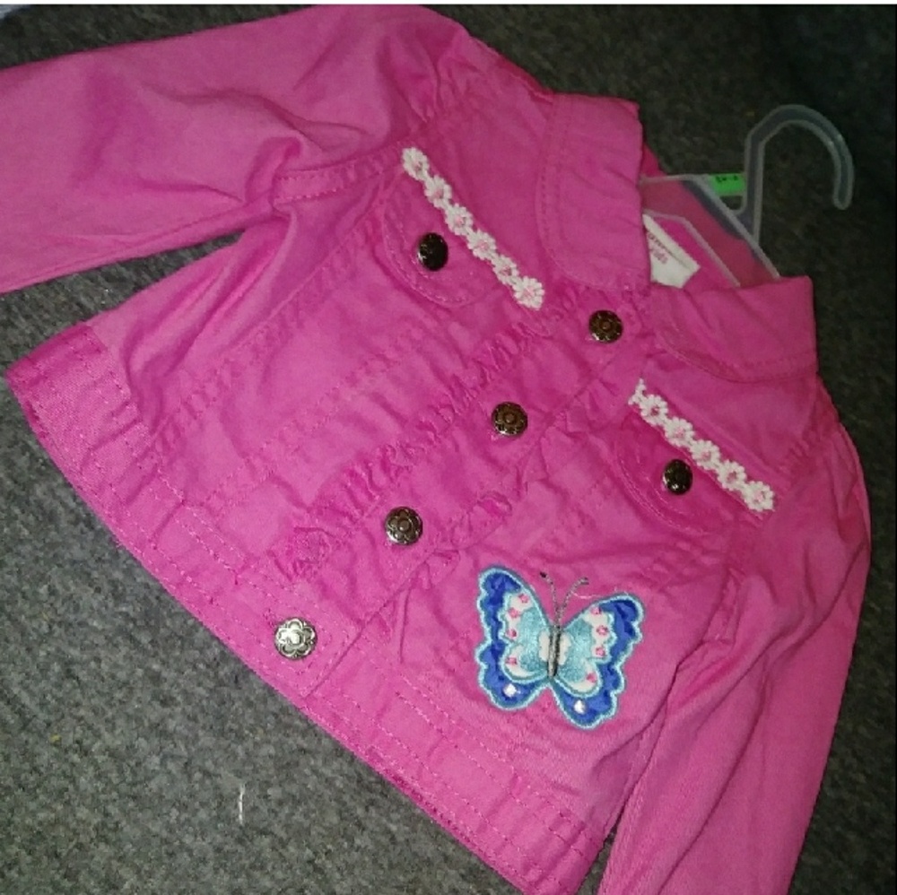 5/$20⏩Nanette kids. 18 mo. Pink jean jacket